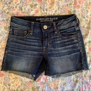 Shortie shorts denim